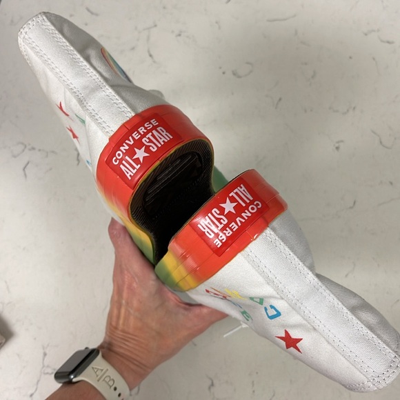 Converse Chuck Taylor All Star High 'Smiley - Pride' Size 6.5 - Picture 5 of 16